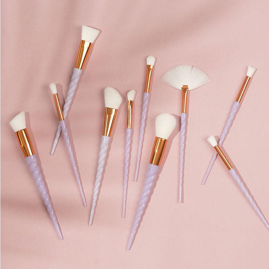 10Pcs Makeup Brush Set Tools Make-up Toiletry Kit Make Up Brush Set