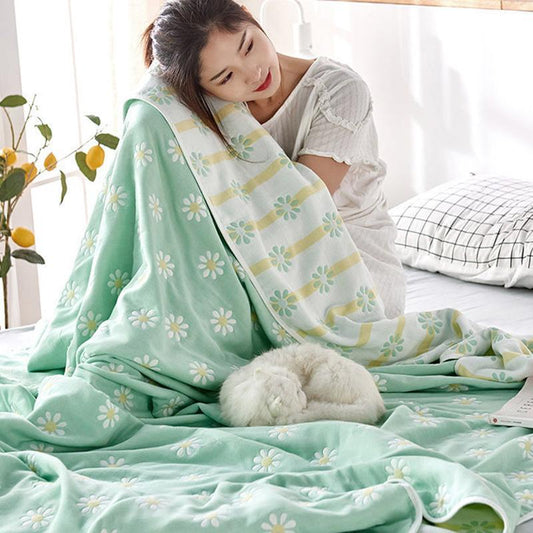 Summer Skin-friendly Thin Air-conditioning Quilt Single Double Summer Cool Quilt Core Quilt Blanket
