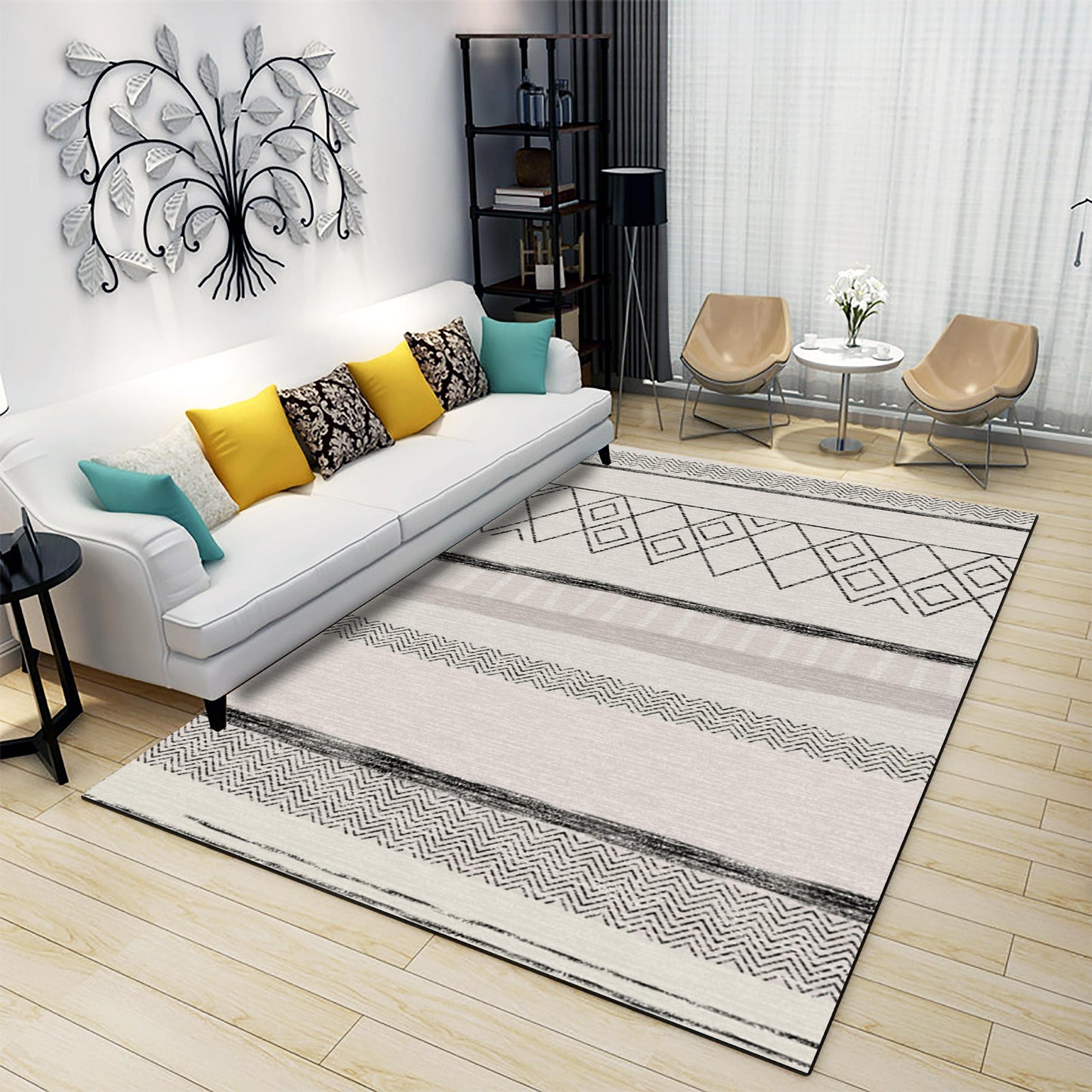 Abstract Art Paintings Pattern Carpets For Living Room Bedroom Soft Floor Protection Washable Mats
