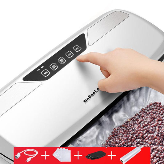 Best Food Vacuum Sealer Automatic Commercial Household Food Vacuum Sealer Packaging Machine Include 10Pcs Bags Fresh-keeping