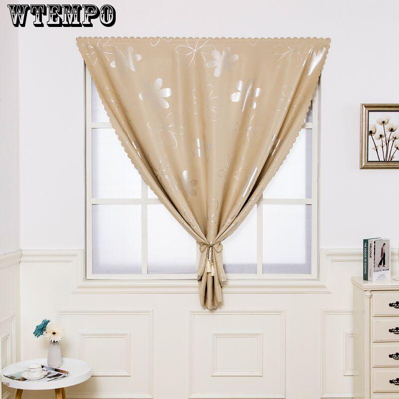 Easy Installation, Punch-free Roller Blind, Velcro, Blackout Window Rental Room Curtain