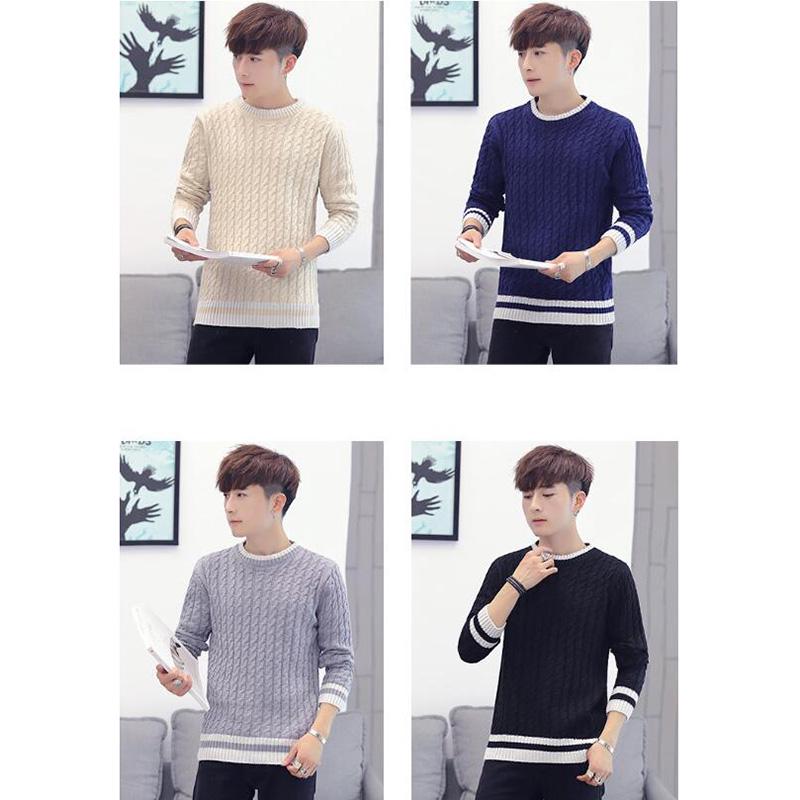 2019 Casual Pullover Men Sweater Shirt Jersey Clothing Pull Sweaters Mens Fashion Male Knitwear