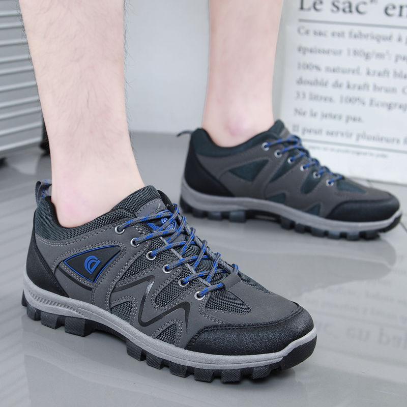 New Outdoor Hiking Shoes Men's Light Hiking Shoes Non-slip Wear-resistant Running Sports Travel Shoes Autumn Men's Shoes