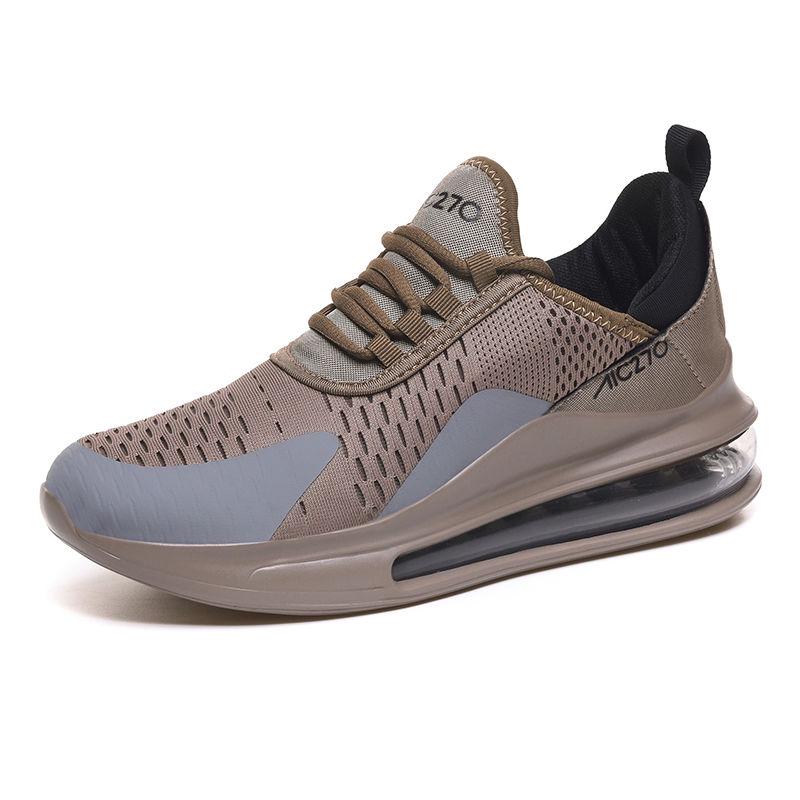 Men Breathable Sneakers Full Palm Air Cushion Basketball Shoes Non-slip Wear-resistant Running Shoes