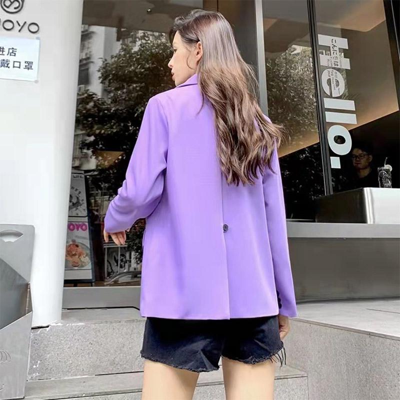 Women's Autumn Suit Jacket High-end Design Sense Ins Style Korean Version All-match Blazer Outwear for Ladies Solid Color Blazer