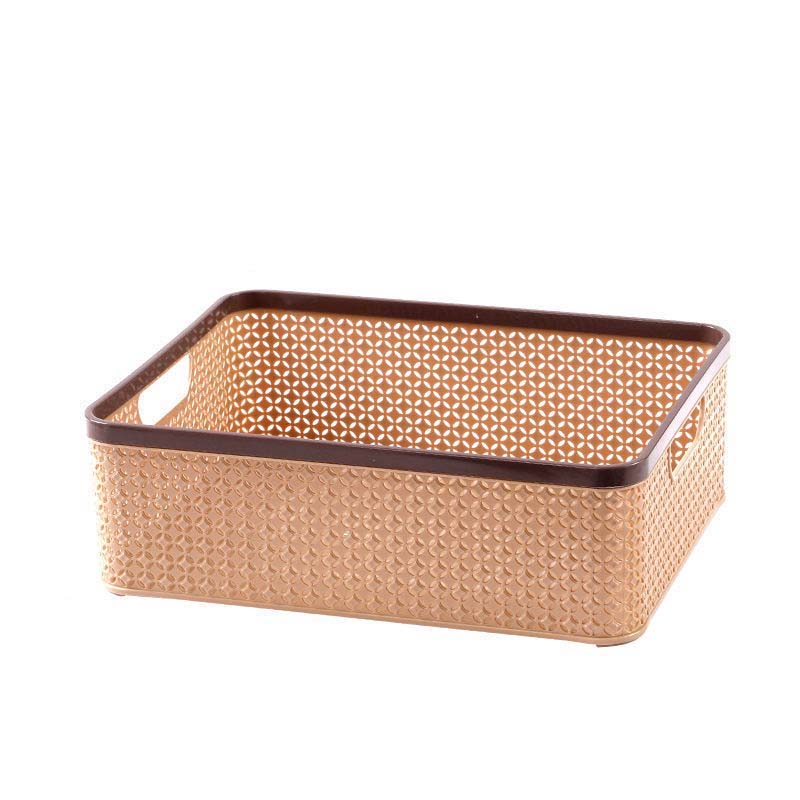 Rectangular Storage Box Multi-purpose Finishing Storage Basket Bathroom Kitchen Goods Storage Box