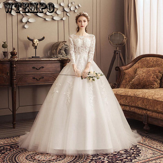 Formal Sexy Sweetheart Lace Ball Gown Wedding Dress Fashion vestido de noiva Floor-Length