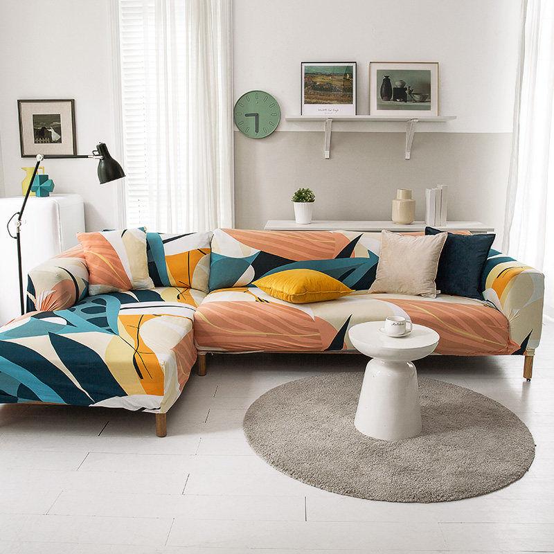 L Shaped Sofa Cover Slipcovers Elasticity Sofa Towel Armchair Cover Corner Sofa Protect Furniture