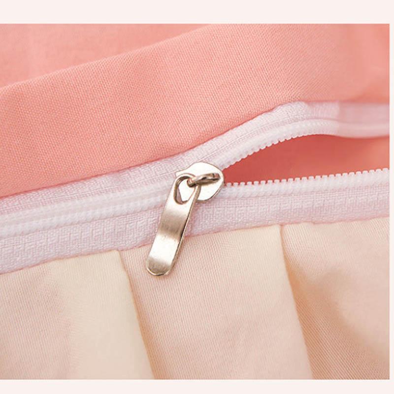 Four-piece Bed Skirt Thick Brushed Korean Style Bed Skirt and Quilt Cover Three-piece Princess Style Bedding