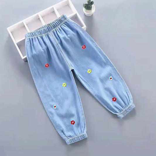 Girls' Pants Summer Baby Mosquito Pants Small and Medium Children's Clothing Leggings Children's Bloomers Trousers Thin and Loose