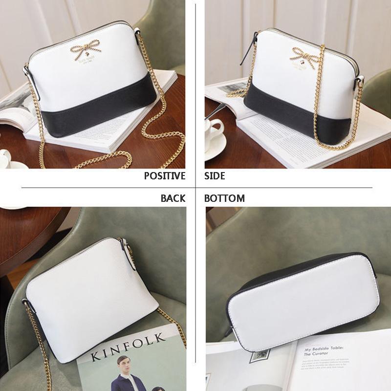 Small Bag Female Korean Version of The Wild Temperament Net Red Leather Shell Bag Fashion Lady Shoulder Messenger Bag