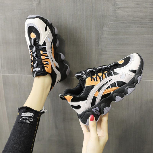 Spring Summer Fashion Female Student Sports Shoes Fashion Thick-soled Increased Street Shooting Casual Shoes Women