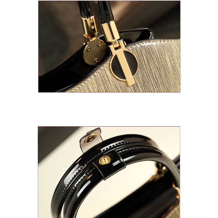 Woman Big Casual Tote Luxury Patent Leather Bags Womens Designer Handbag Shoulder Messenger Bag
