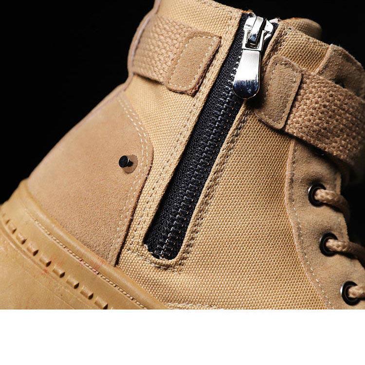 Men Fashion Winter Warm Retro Martin Short Boots Round Toe Outdoor Shoes Ankle Strap