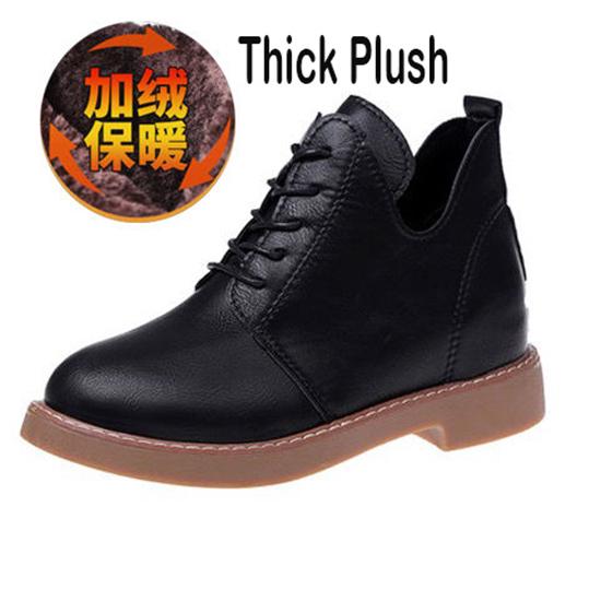 Pair of Women Shoes Lace Martin Boots Women's Boots 2019 Autumn Shoes Ladies Single Shoes Sneakers