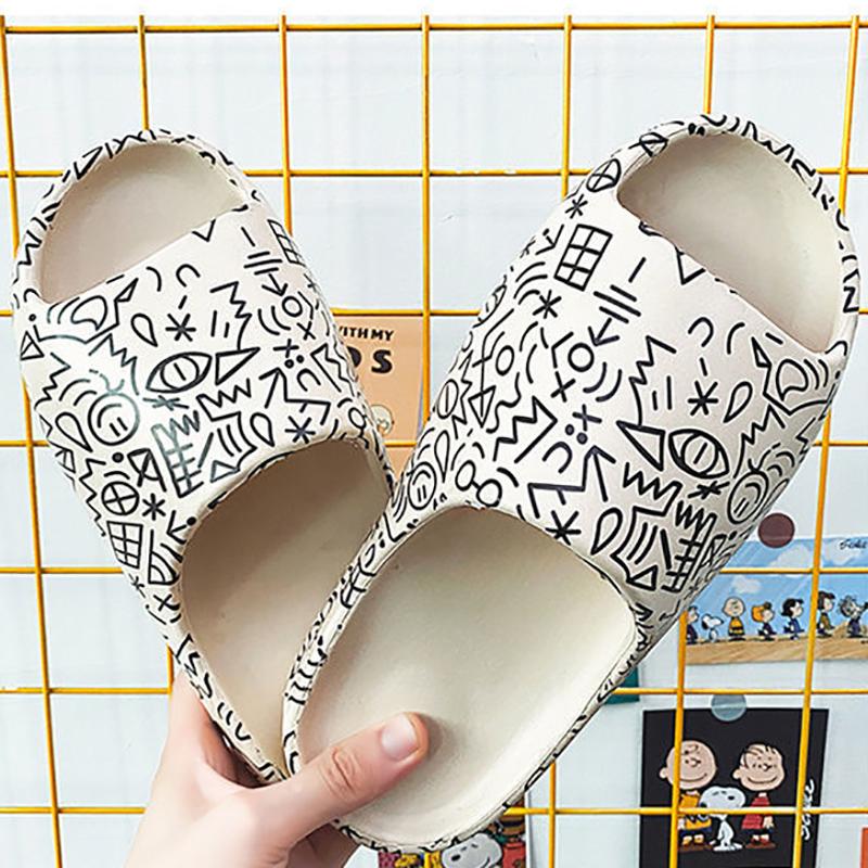 Fashion Net Red Slippers Men Thick Bottom Increased Flip Flop Men's Coconut Slippers