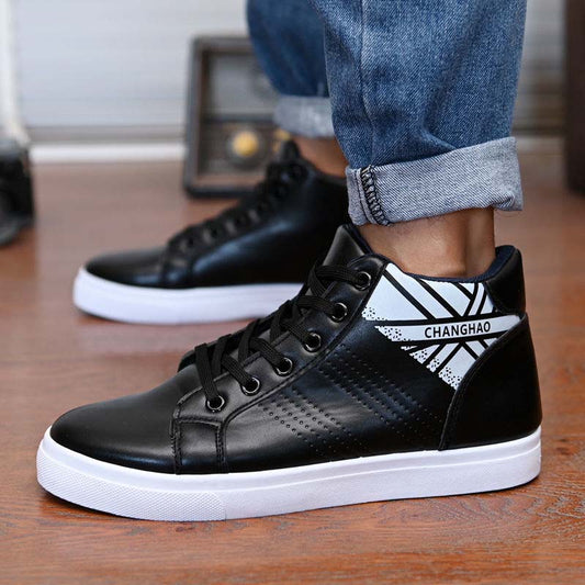 Fashion Men Shoes New Men Casual Shoes High Top Sneakers Men Vulcanized Shoes Platform Sneakers Quality Mens Sneakers