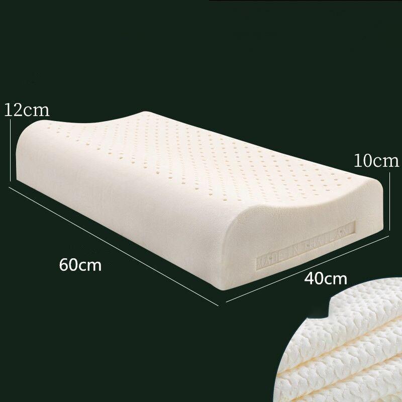 Natural Latex Pillow Pillow Core Adult Neck Guard Latex Pillow Pair Pack