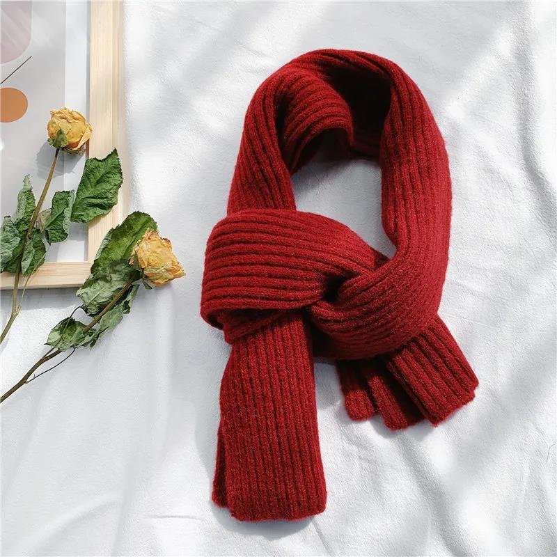 Winter Woolen Scarf Hand-woven Bib Warmth and Thickening Women's Versatile Dual-use Bibs for Lovers