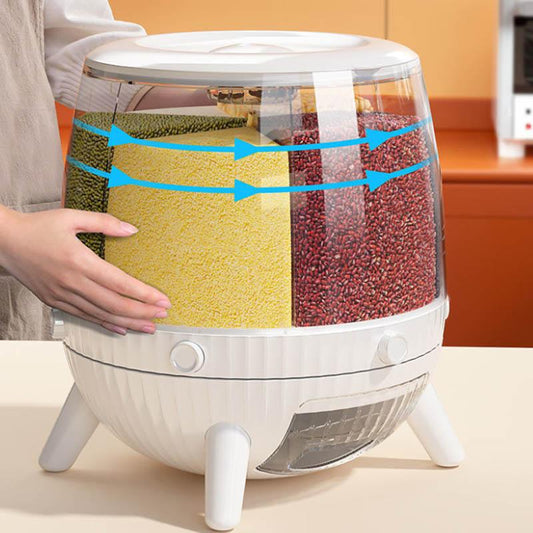 Piped Rice Barrel Home Anti-moisture Moisture Seal Rice Cylinder Rice Box Reservoir Barrel Storage Box Multi-grain Hybrid Can