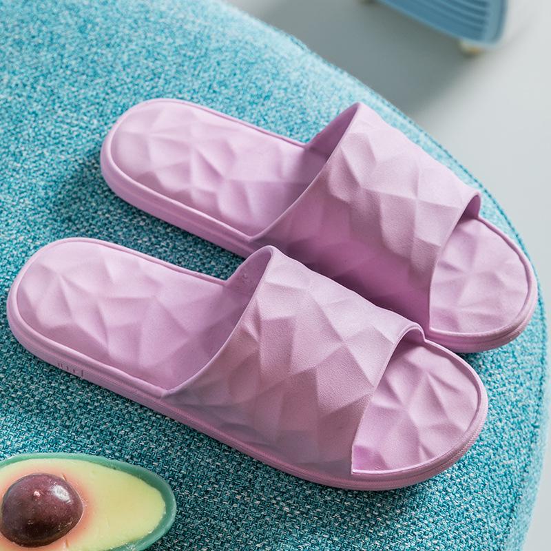 Summer Indoor Non-slip Couple Slippers Home Plastic Bathroom Men's Sandals and Slippers