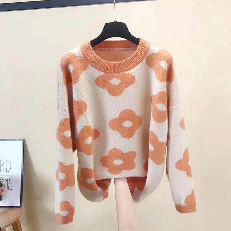 Thick high collar sweater female autumn and winter long sleeve large size warm sweater cashmere