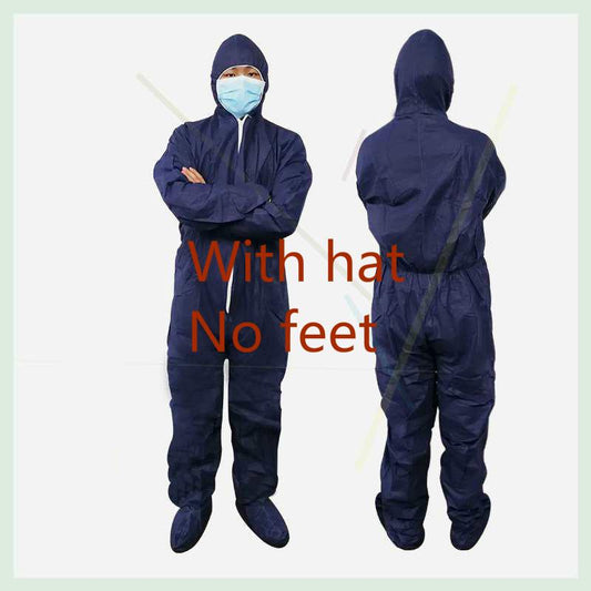 Disposable Protective Clothing Siamese Dust Clothing Factory Workshop Breeding Workwear Dust