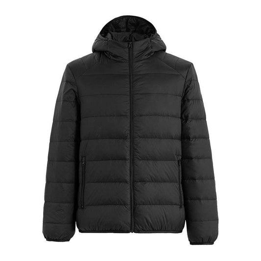 Winter Padded Jacket Mens Brand Thin Duck Down Collar Casual Warm Coats Outerwear Parka Jackets Down Jackets