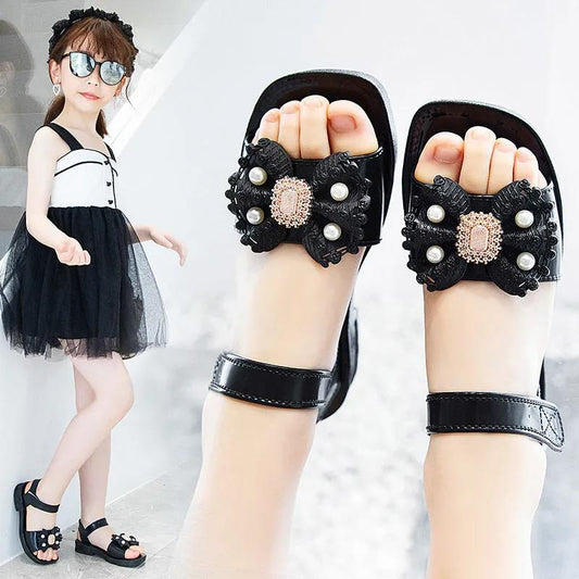 Sandals Baby Girls Shoes Summer Sandals Princess Shoes for Girls Kids Sandals for Open Toe Kids Party Shoes