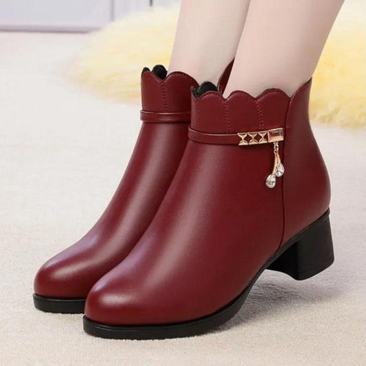 Autumn and Winter Plus Velvet Warm Cotton Shoes Waterproof Non-slip Comfortable Snow Boots
