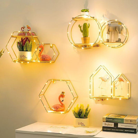 Creative Racks Nordic Style Wall Hanging Pieces Restaurant Bedroom Room Layout Background Wall Decorations