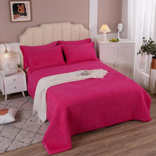 Warm Blanket In Winter, Super Soft Flannel Solid Color Blanket for Bed, Summer Air-conditioning Blanket To Keep Warm for A Nap