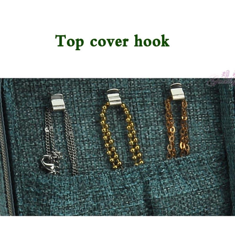 Jewelry Box Little Girl Waterproof Leather Can Carry Small and Exquisite Earrings Ring Necklace Jewelry Storage Box