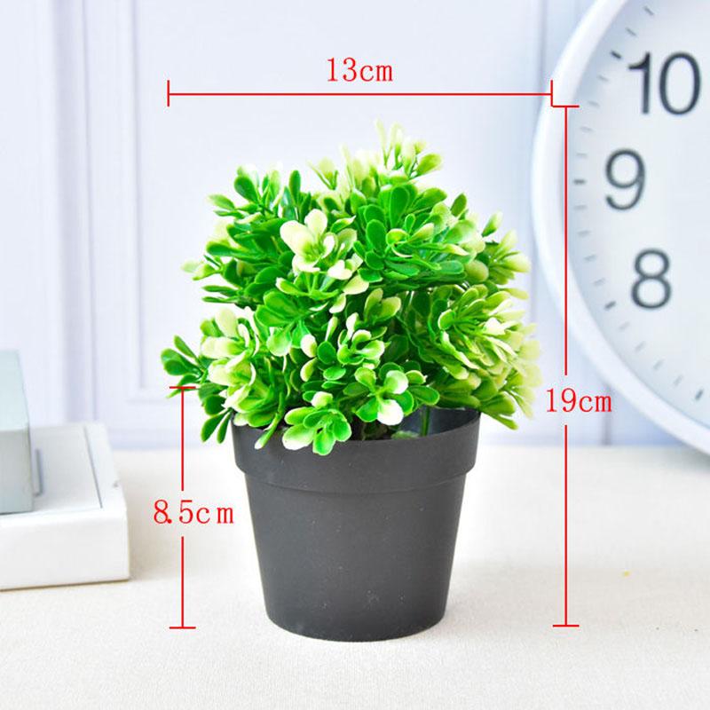 Fake Flowers Decoration Ornaments Artificial Flowers Plastic Potted Plants Small Bonsai Living Room Interior Coffee Table Desktop Wine Cabinet