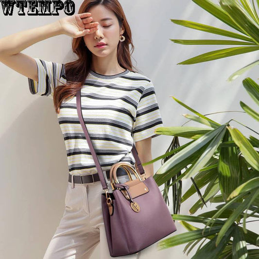 Crossbody Versatile Leather Texture Bag Female Summer Portable Fashion Shoulder Bag