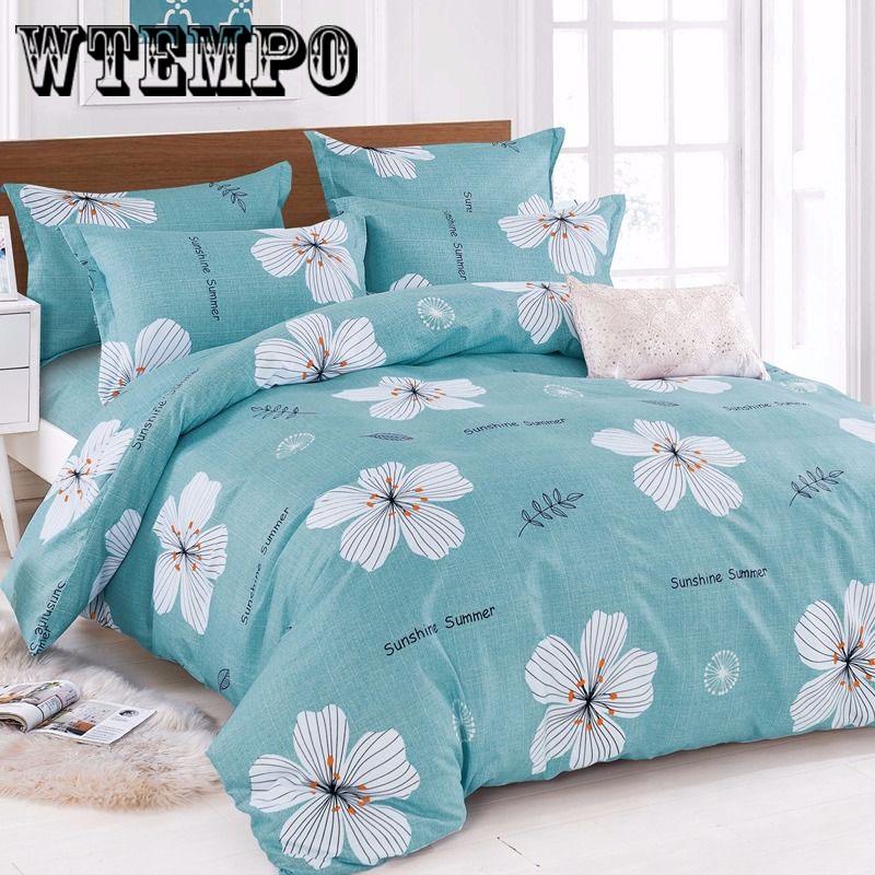 Brand Soft Cotton Printed Quilt Cover Bedroom Home Comfort Bedding Set