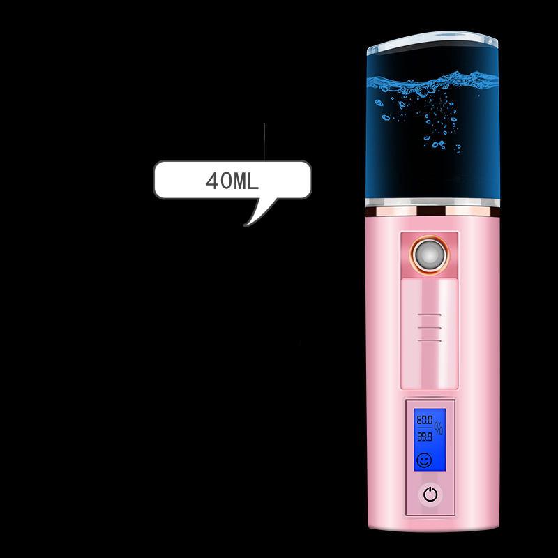Beauty Steaming Face Portable Nano Spray Hand-held Water Meter Moisturizing Handheld Instrument