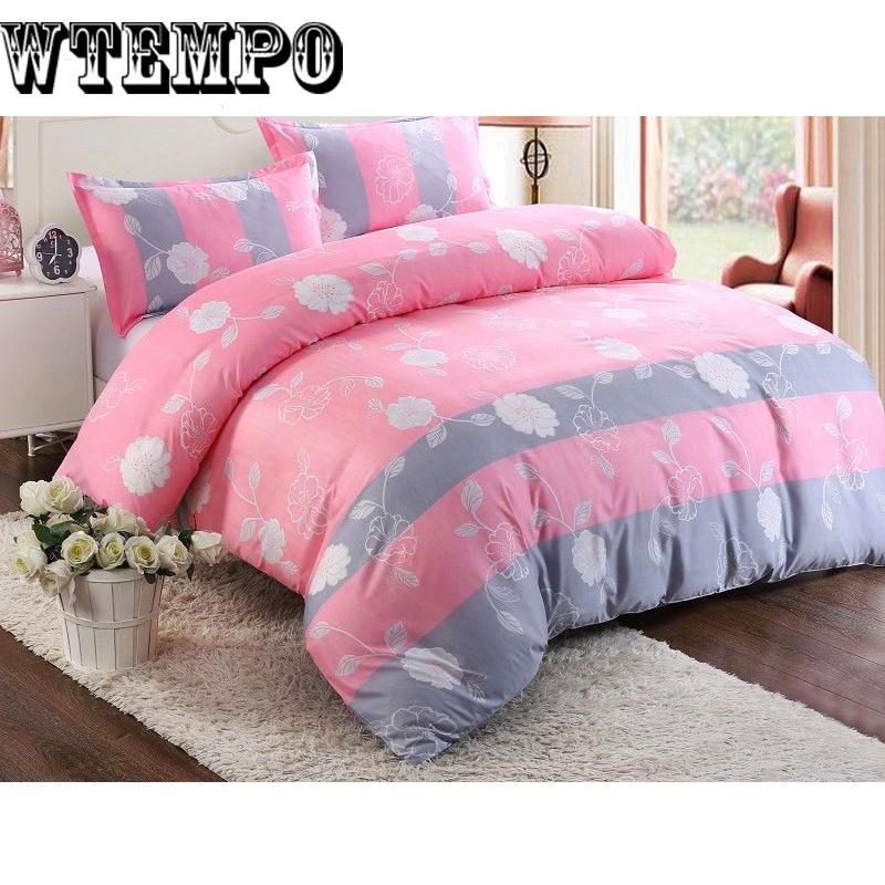 Bed Four-piece Bedroom Home Bedding Set Comfortable Soft Cotton Printed Quilt Cover