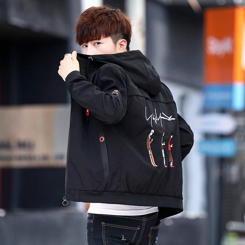 Men's Jackets Autumn Men's Coats Fashion Loose Casual Jackets Male Outerwear Baseball Uniform