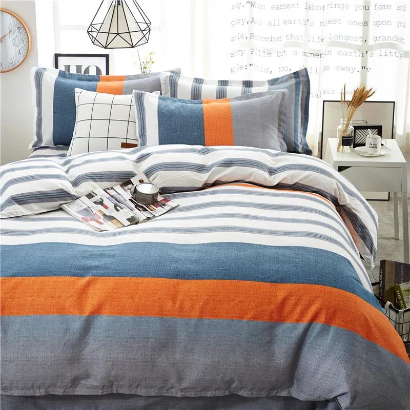 Thickened Sanding Four-piece Bedding Quilt Cover Sheet Single Double Student Dormitory Bedding Set