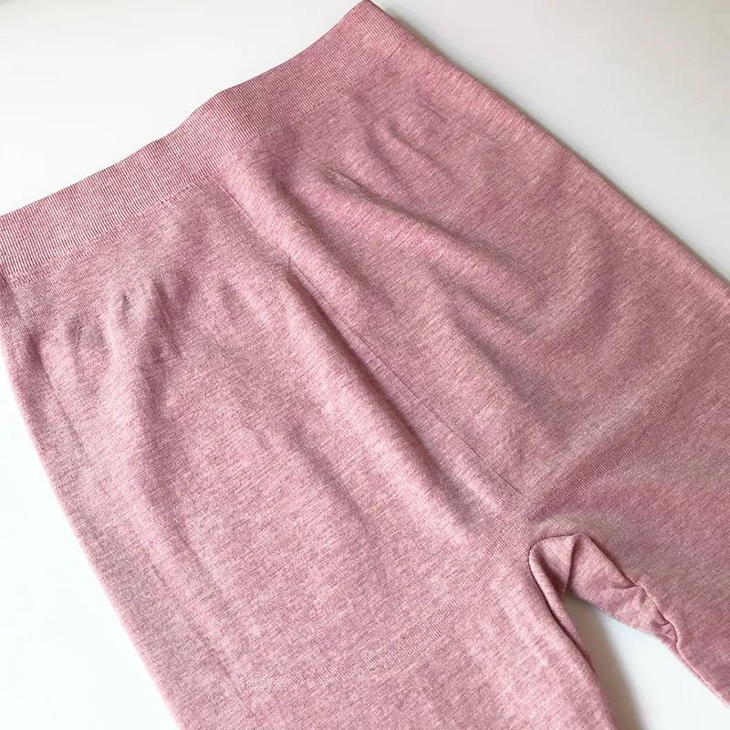 Women's Long Trousers Inner Wear Student Tight-fitting Body Line Pants High-waist Stretch Large-size Cotton Wool Underwear Bottoming Thermal Pants