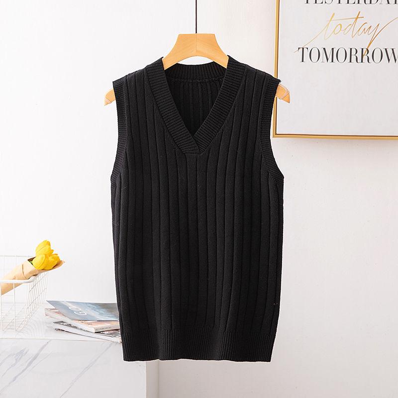 Palnic Female Knit Spring and Autumn School Style Sweater Vest Oxyte Woolen Horse Sewen