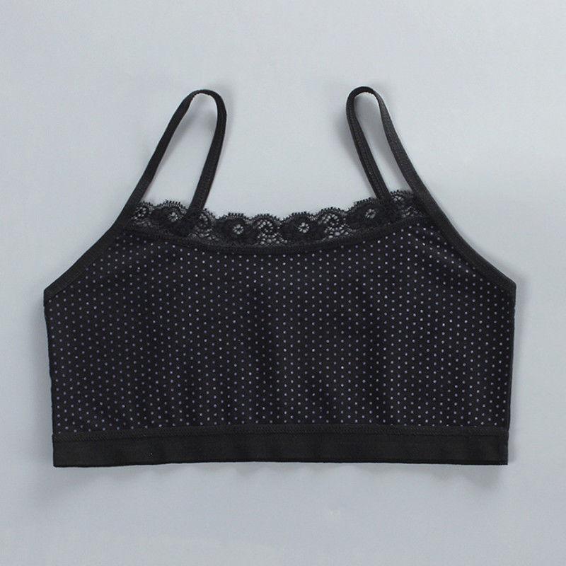 Teen Girls Underwear Soft Padded Cotton Bra Young Girls for Yoga Sports Running Breathable Bra 8-12Y