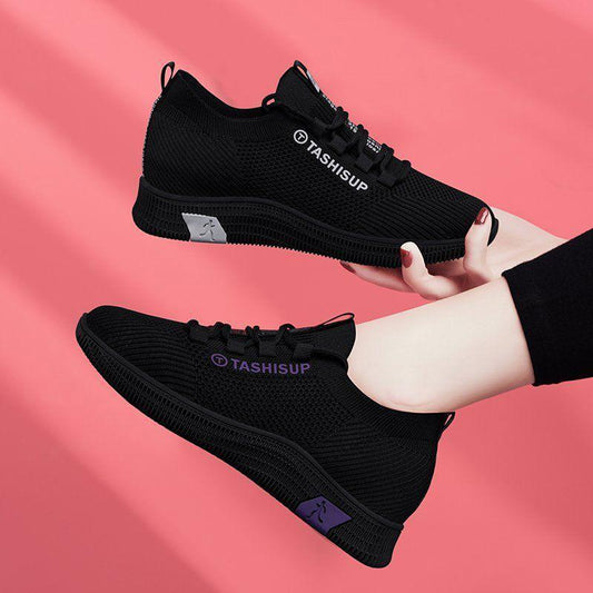 Old Beijing Cloth Shoes Working Women’s Special Shoes Soft Sole Non-slip Breathable Casual Running Shoes Pregnant Women Shoes Spring