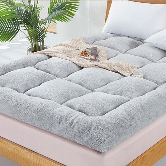 Thickening Plus Velvet Warmth Non-slip Folding Dormitory Mattress Household Sleeping Pad Quilt