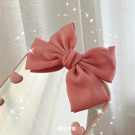 Pink Bow Makeup Mirror Folding Mirror Desktop Creative Women Portable Makeup Mirror HD Cute