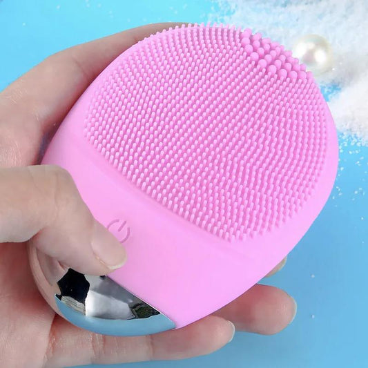 Electric Silicone Facial Cleanser Beauty Deep Cleansing Skin Rejuvenation Absorbing Blackheads Acne Artifact Facial Washing Brush Charging