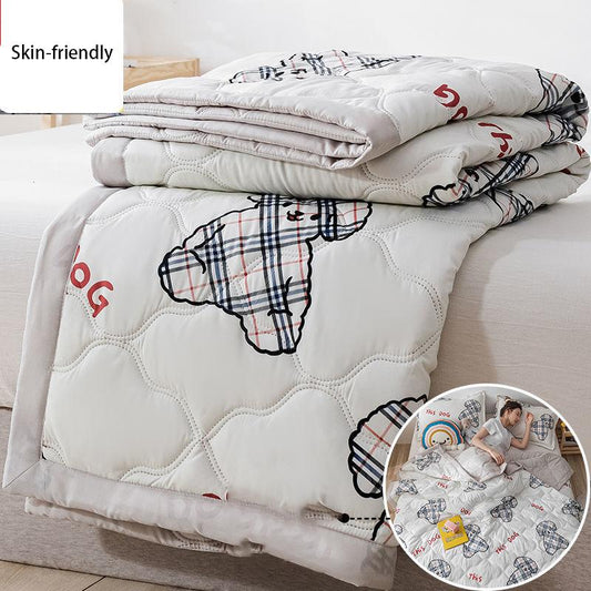 Summer Skin-friendly Thin Air Conditioning Quilt Single Double Summer Cool Quilt