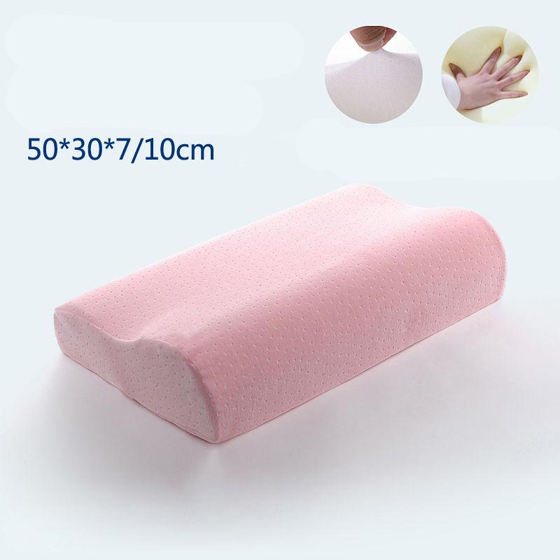 Comfortable Sleep Aid Memory Foam Pillow Single Cervical Spine Pillow Slow Rebound Pillow Core Washed Cotton Pillowcase