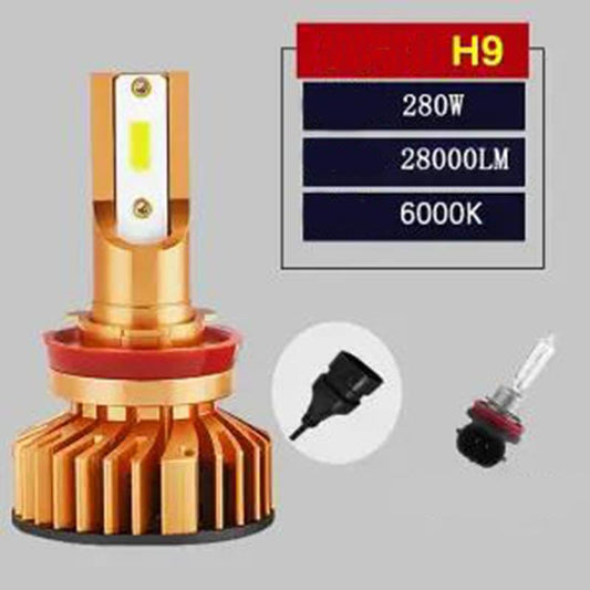 Car Led Bulb H1 H7 H3 H4 H8 H9 Led Headlight H11 9005 9006 9012 6000K 10000LM Super Bright Spotlight Far and Near Light Headlight